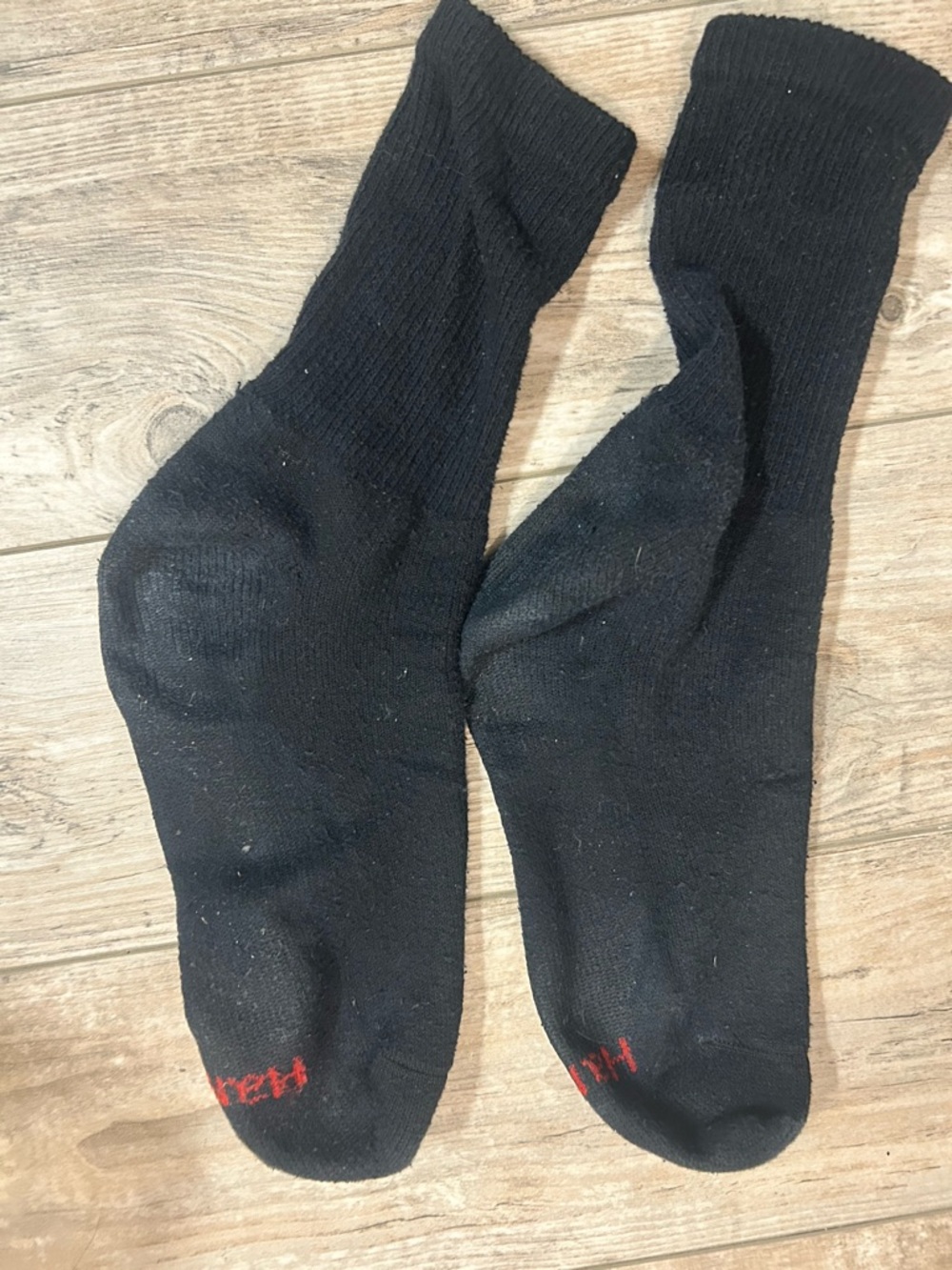 Hanes 7 Days Worn Gym Black Crew Socks - Pair - Picture 9 of 11